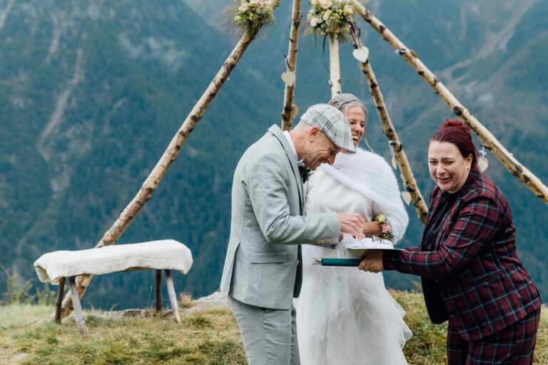 Freie Trauung Berghochzeit - Sarah und Ronny