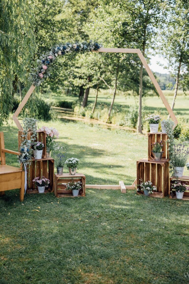 Freie Trauung im Garten - Felix und Yannick am Steinbachhof